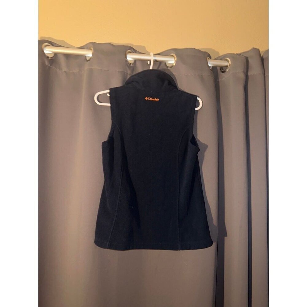 Auburn University Columbia Mens small Vest Fleece Full Zip Blue Football - Picture 3 of 4